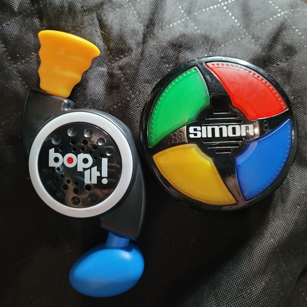 Mini Simon Says and Bop It game